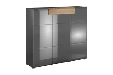 Toreno Highboard 39x147 cm - Antracit/Natur - Products - Förvaring - Skåp - Förvaringsskåp