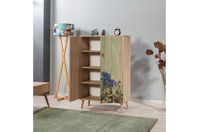 Vellavie Skåp 80 cm Körsbärsblom - Mönstrad - Products - Förvaring - Skåp - Förvaringsskåp