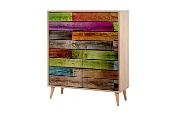 Vellavie Skåp 95 cm Regnbågspanel - Flerfärgad - Products - Förvaring - Skåp - Förvaringsskåp