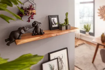 Bourelle Vägghylla 115x25 cm - Trä/natur - Products - Förvaring - Småförvaring - Väggförvaring