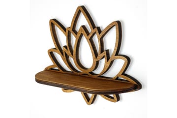 Nagaji Vägghylla 33 cm - Valnöt - Products - Förvaring - Småförvaring - Väggförvaring