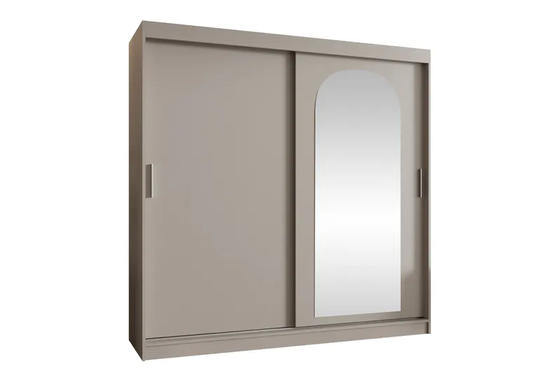 Tallmo Garderob m. Spegel 200x200 cm