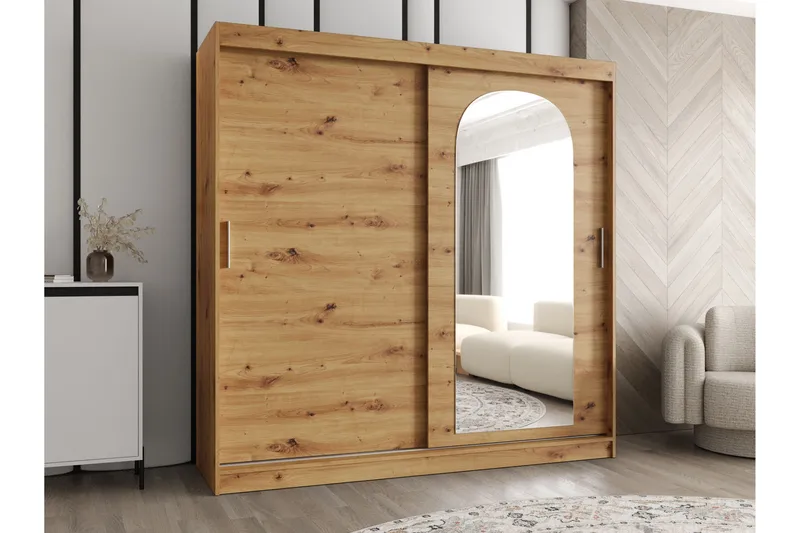 Tallmo Garderob m. Spegel 200x200 cm - Products - Förvaring - Garderober & garderobssystem