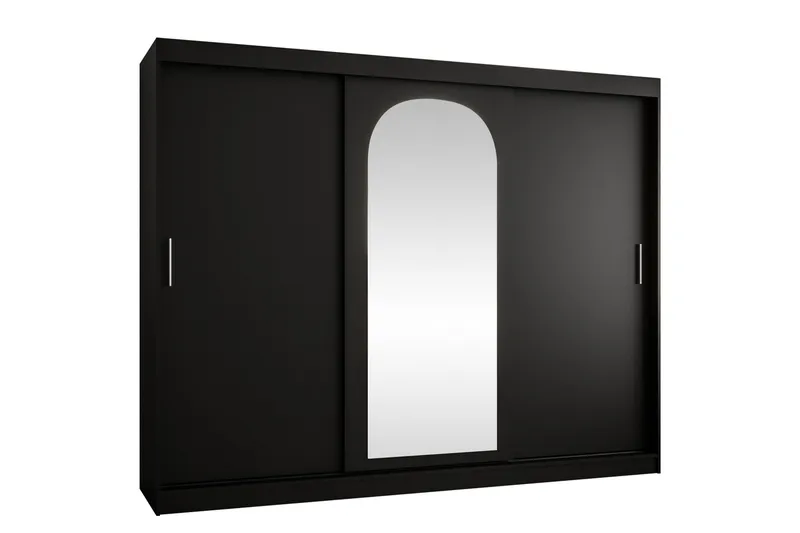 Tallmo Garderob m. Spegel 250x200 cm - Vit/Grå - Products - Förvaring - Garderober & garderobssystem