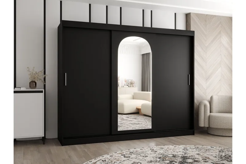 Tallmo Garderob m. Spegel 250x200 cm - Products - Förvaring - Garderober & garderobssystem