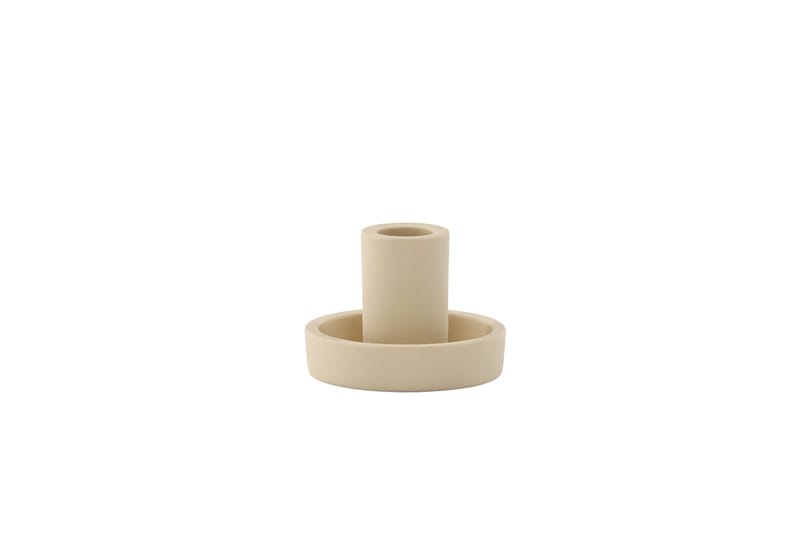 Ceco Ljusstake 11x5,6 cm - Beige - Products - Inredning - Ljus & dofter - Ljusstakar & ljuslyktor