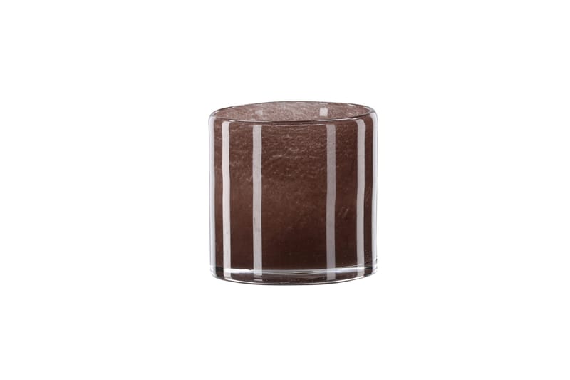 Glora Ljuslykta 12x12 cm - Brun - Products - Inredning - Ljus & dofter - Ljusstakar & ljuslyktor