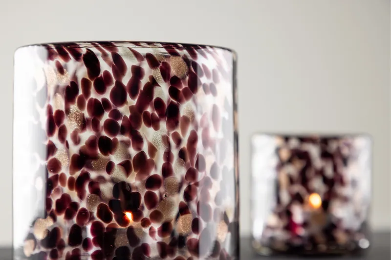 Glora Ljuslykta 12x12 cm - Svart - Products - Inredning - Ljus & dofter - Ljusstakar & ljuslyktor