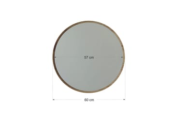 Spegel 60x60 cm - Valnöt - Products - Inredning - Spegel - Hallspegel