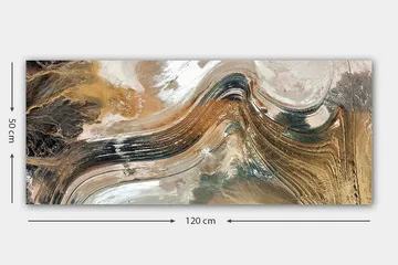 Canvastavla YTY Abstract & Fractals Flerfärgad - 120x50 cm - Products - Inredning - Tavlor & posters - Canvastavla