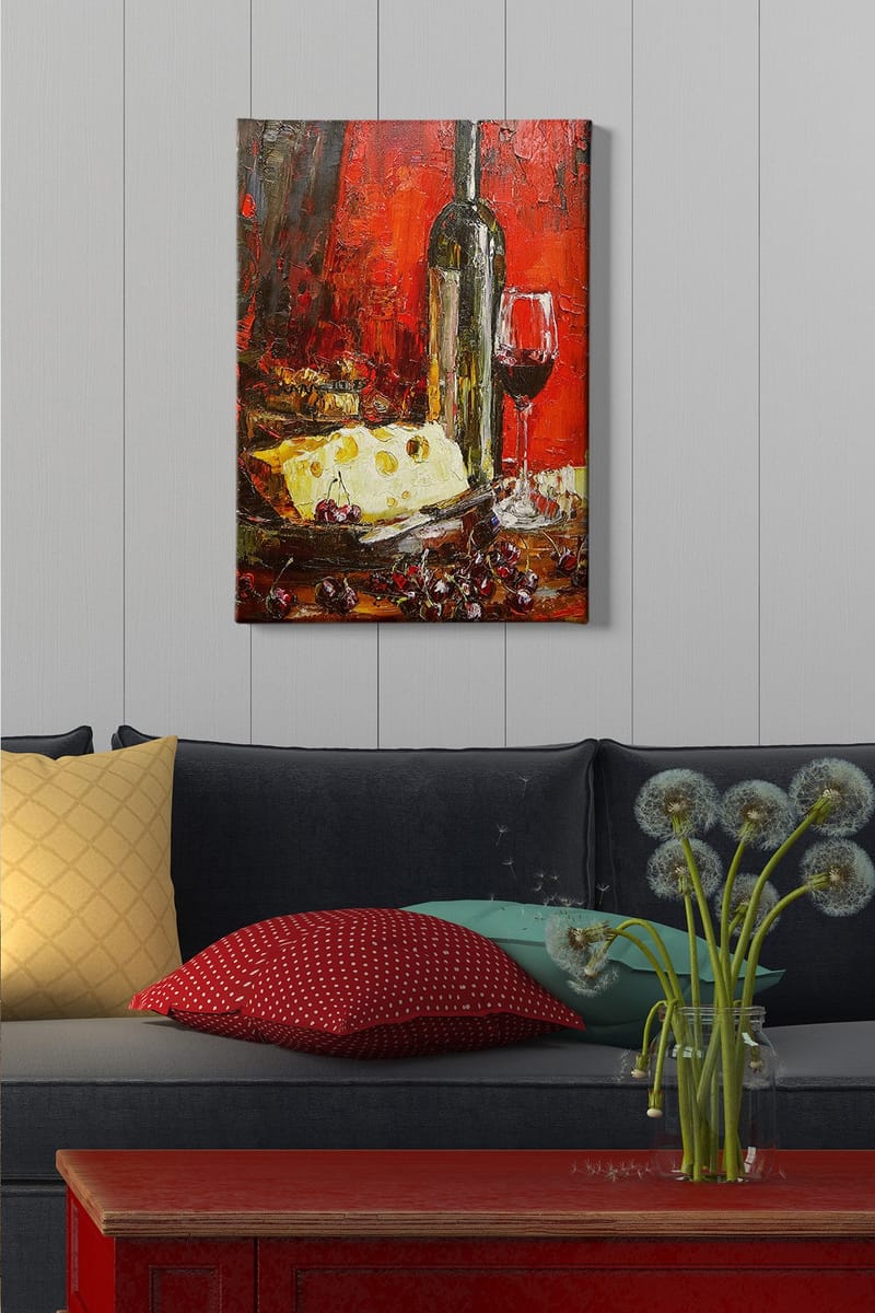 Dekorativ Canvastavla 50x70 cm - Flerfärgad - Products - Inredning - Tavlor & posters - Canvastavla