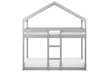 Fallon Våningssäng Två Liggplatser 90x200 - Grå - Products - Möbler - Barnmöbler - Barnsäng & juniorsäng - Loftsäng barn