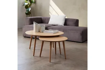 Anju Soffbord 88 cm - Beige - Products - Möbler - Bord & matgrupp - Avlastningsbord & sidobord - Satsbord