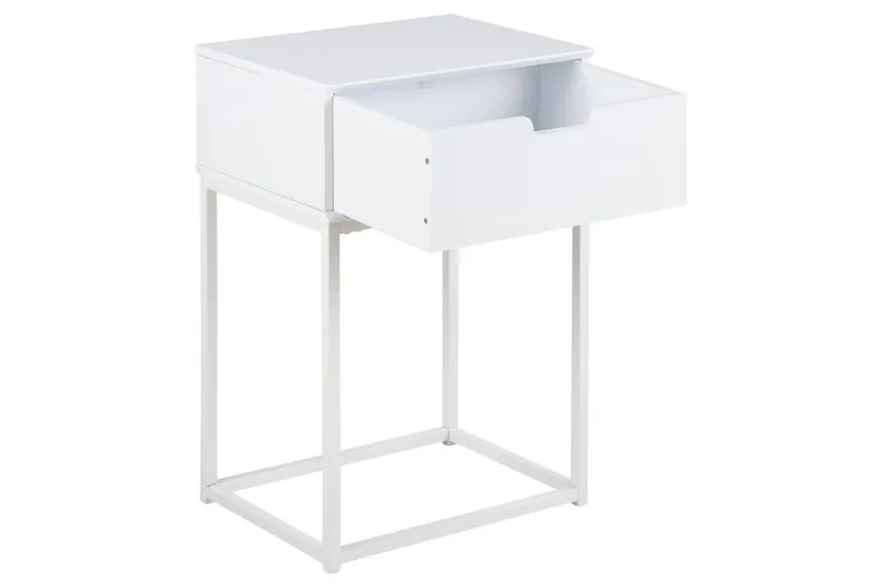 Azelia Sängbord 30 cm - Vit - Products - Möbler - Bord & matgrupp - Avlastningsbord & sidobord - Sängbord & nattduksbord