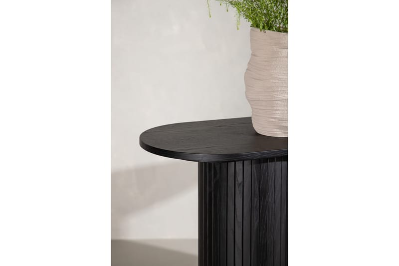 Bianca Sidobord 130x40x72 cm Oval - Svart - Products - Möbler - Bord & matgrupp - Avlastningsbord & sidobord - Brickbord & småbord