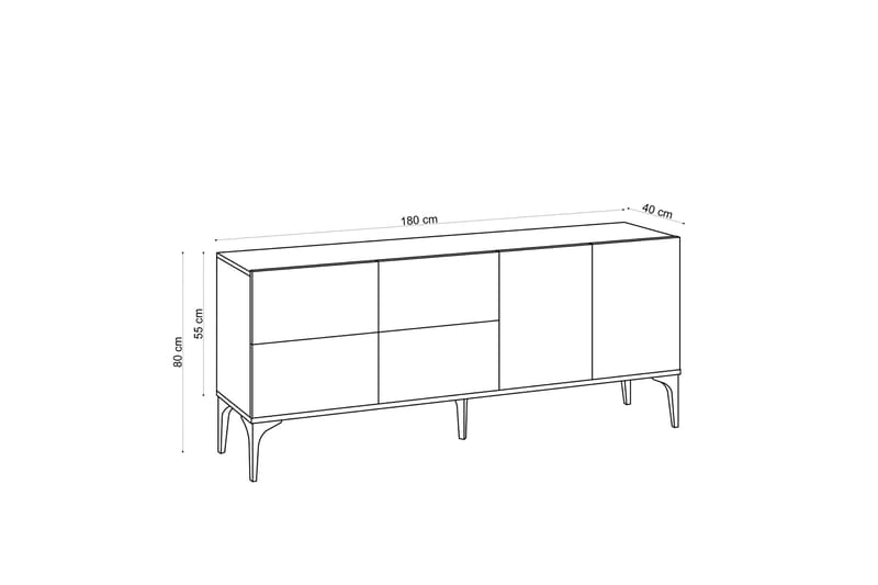Colldela Avlastningsbord 180 cm - Natur - Products - Möbler - Bord & matgrupp - Avlastningsbord & sidobord - Konsolbord & hallbord