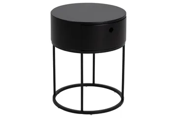 Hastane Sängbord 40 cm - Svart - Products - Möbler - Bord & matgrupp - Avlastningsbord & sidobord - Sängbord & nattduksbord