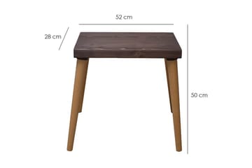 Hermanito Sidobord 62x52x62 cm - Brun - Products - Möbler - Bord & matgrupp - Avlastningsbord & sidobord - Satsbord
