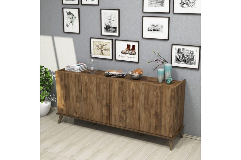 Konsollbord Challur Konsollbord 180 cm Mörkbrun - Products - Möbler - Bord & matgrupp - Avlastningsbord & sidobord - Konsolbord & hallbord