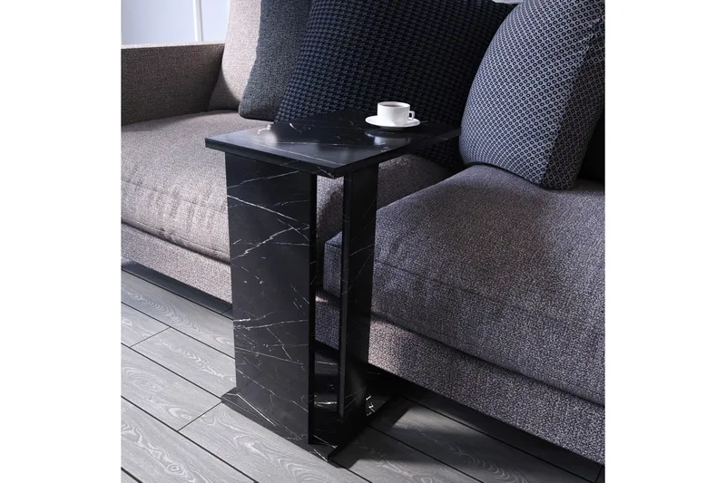 Mellberg Sidobord - Svart - Products - Möbler - Bord & matgrupp - Avlastningsbord & sidobord - Brickbord & småbord