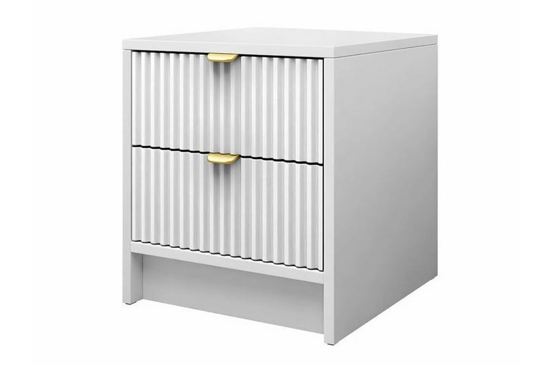 Novaj Sängbord 35 cm - Vit - Products - Möbler - Bord & matgrupp - Avlastningsbord & sidobord - Sängbord & nattduksbord