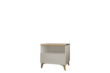 Royston Sängbord 50 cm - Beige - Products - Möbler - Bord & matgrupp - Avlastningsbord & sidobord - Sängbord & nattduksbord