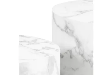 Samon Soffbord 58 cm - Vit - Products - Möbler - Bord & matgrupp - Avlastningsbord & sidobord - Satsbord