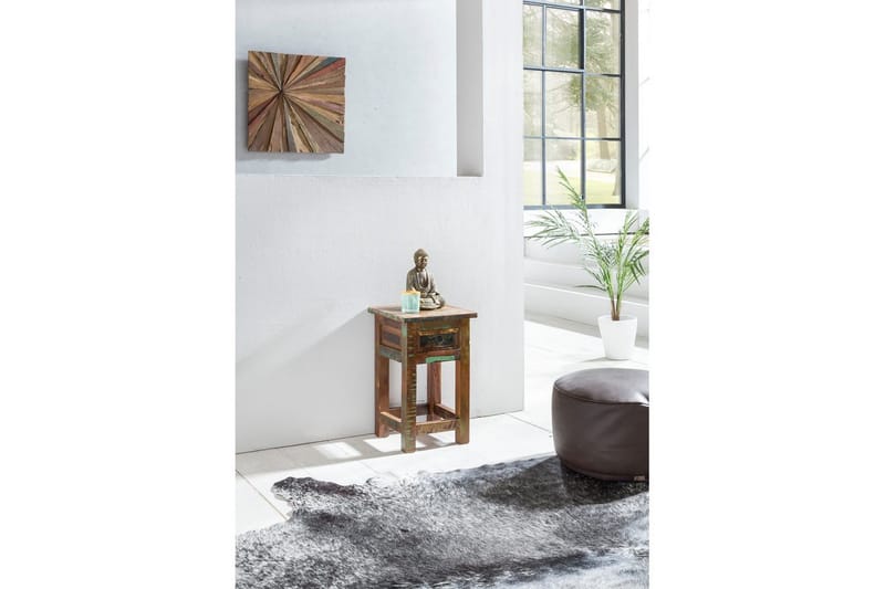 Sido bord Wohnling Massivt återvunnet trä Kolkutta låda Industriell - Products - Möbler - Bord & matgrupp - Avlastningsbord & sidobord - Brickbord & småbord