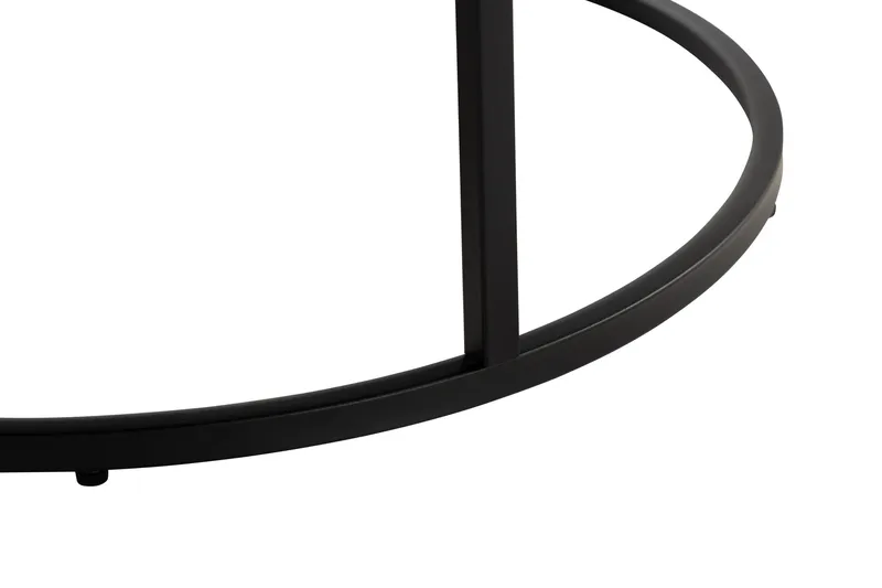 Thyra Satsbord Runt Soffbord - Svart - Products - Möbler - Bord & matgrupp - Avlastningsbord & sidobord - Satsbord