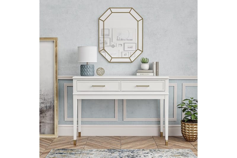Westerleigh Konsollbord 105 cm Vit - CosmoLiving - Products - Möbler - Bord & matgrupp - Avlastningsbord & sidobord - Konsolbord & hallbord
