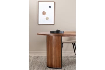 Bianca Matbord 200 cm Ovalt - Valnötsbrun - Products - Möbler - Bord & matgrupp - Matbord & köksbord