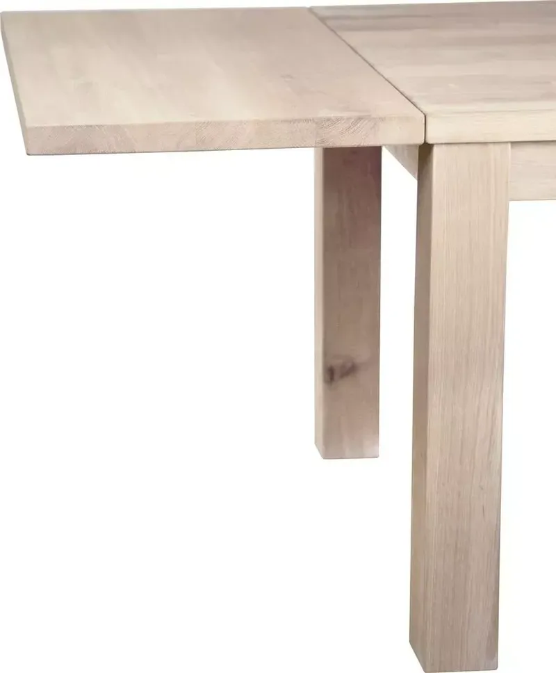 Quebec Klaff 50x100 cm - Vitpigmenterad ek, Vitpigmenterad ek