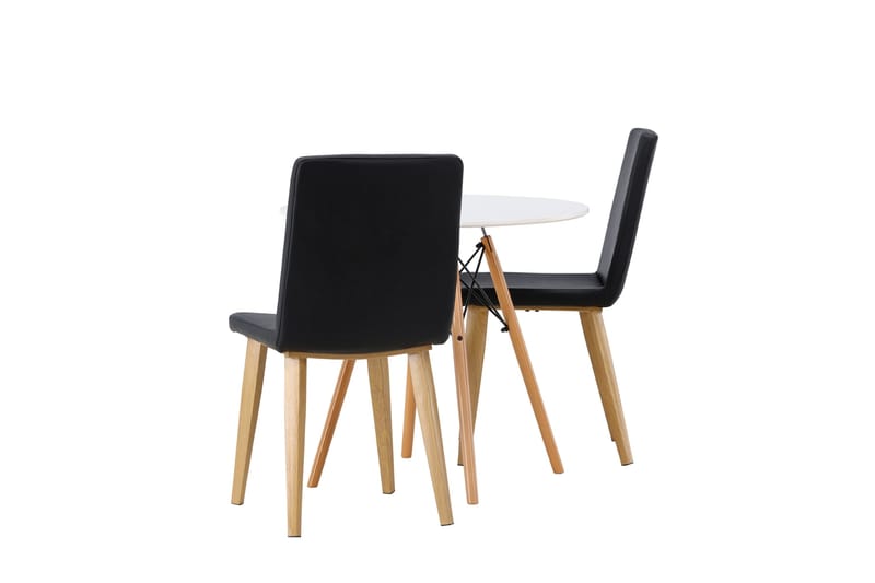 Danburi Matgrupp 60 cm Rund med 2 Today stolar - Svart - Products - Möbler - Bord & matgrupp - Matgrupp