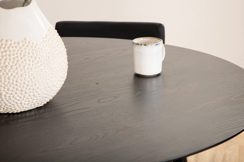 Dipp Matgrupp 115 cm Rund med 4 Kenth Stolar - Svart - Products - Möbler - Bord & matgrupp - Matgrupp