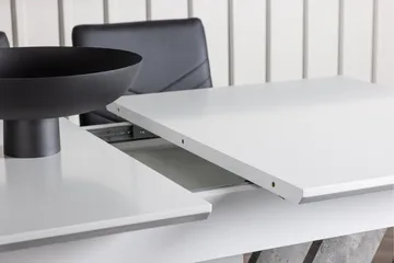 Disa Matgrupp 120 cm Rektangulär med 4 Lily stolar - Svart - Products - Möbler - Bord & matgrupp - Matgrupp