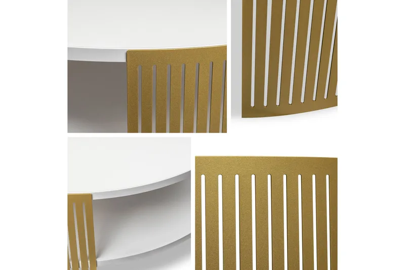 Friend Soffbord 75 cm - Guld/Svart - Products - Möbler - Bord & matgrupp - Soffbord