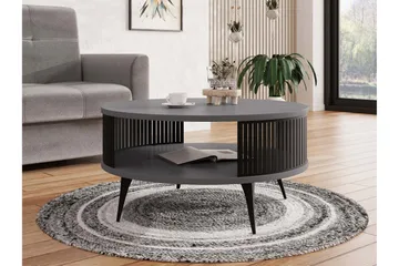 Galia Soffbord 75 cm - Svart/Ljusgrå - Products - Möbler - Bord & matgrupp - Soffbord