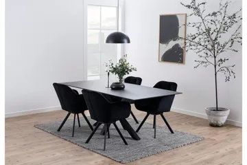 Ganesh Matbord 100 cm Rektangulär - Svart - Products - Möbler - Bord & matgrupp - Matbord & köksbord