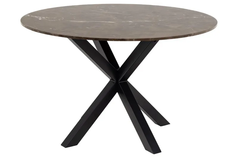 Ganesh Matbord 120 cm Rund, Brun