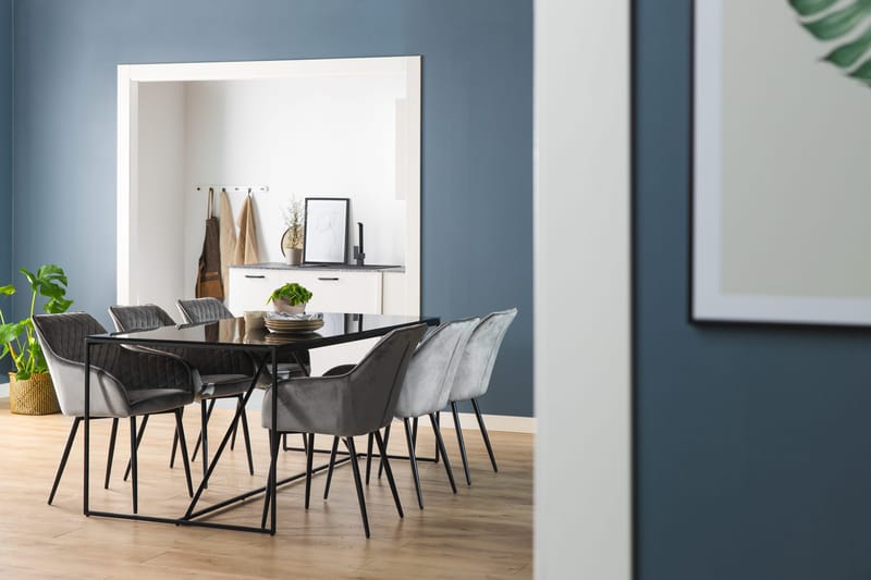 Indy Matbord 180 cm - Glas/Metall - Products - Möbler - Bord & matgrupp - Matbord & köksbord