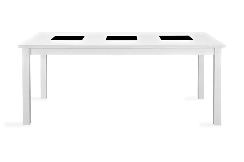 Jasmin Förlängningsbart Matbord 180 cm, Vit