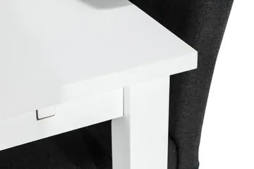 Jasmin Matgrupp 180 cm Rektangulärt matbord med 6 st Viktor Matstolar - Vit / Mörkgrå - Products - Möbler - Bord & matgrupp - Matgrupp