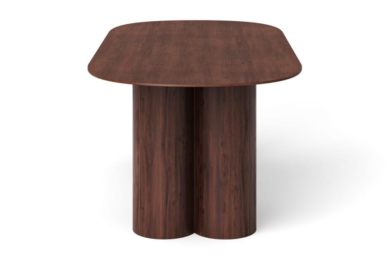 Juno Matbord Oval 220x100 cm Fanér - Valnöt - Products - Möbler - Bord & matgrupp - Matbord & köksbord