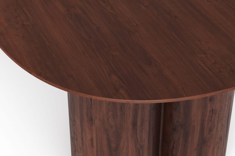 Juno Matbord Oval 220x100 cm Fanér - Valnöt - Products - Möbler - Bord & matgrupp - Matbord & köksbord