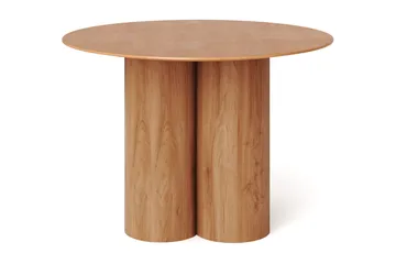 Juno Runt Matbord ø110 cm Fanér - Ek - Products - Möbler - Bord & matgrupp - Matbord & köksbord