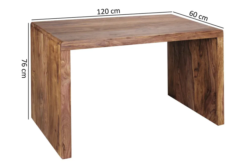 Kanaria Skrivbord 120 cm - Trä/natur - Products - Möbler - Bord & matgrupp - Kontorsbord - Datorbord