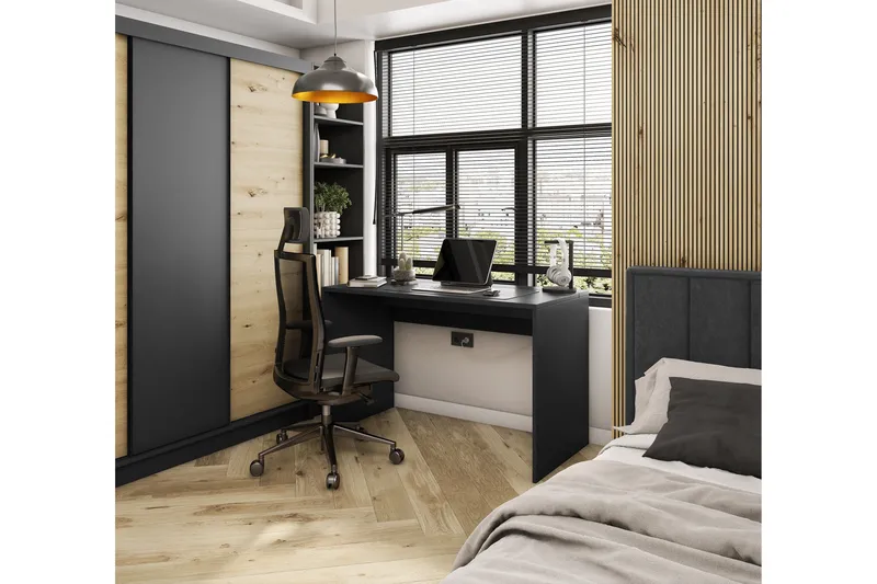 Nevy Skrivbord 120x60 cm - Svart - Products - Möbler - Bord & matgrupp - Kontorsbord - Datorbord