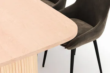 Kopparbo Matgrupp 200x90cm med 6 Alsarp Matstolar - Natural - Products - Möbler - Bord & matgrupp - Matgrupp