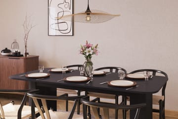 Kopparbo Matgrupp förlängningsbart 180-240 cm med 6 Dastoori Matstol - 2220067-6,2229285-1 - Svart - Products - Möbler - Bord & matgrupp - Matgrupp