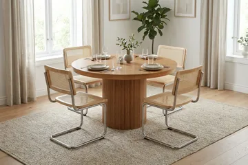 Kopparbo Runt Matbord förlängningsbart 120-220 cm Fanér - Ek - Products - Möbler - Bord & matgrupp - Matbord & köksbord